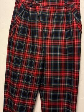Orttu Tartan Plaid Gala Pants – Red/Green/Blue